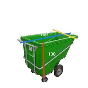 plastik Çöp vagonu